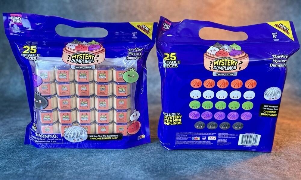 RMS Crazy Fun Extra Mini Mystery Dumpling Chrome Edition Set 25x Rare Viral New